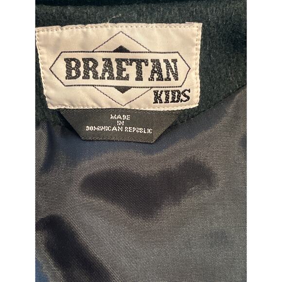Vintage Braetan Kids Girls Double Breasted Dress Coat Green Size 7 - Picture 5 of 6